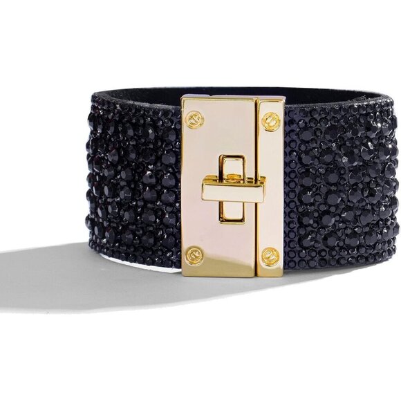 ✨ Long tiantian Bangle Bracelets Women BlackTrendy Boho Rhinestone Cuff Jewelry - Picture 8 of 8